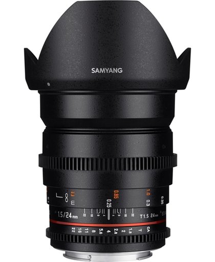 Samyang 24mm T1.5 VDSLR ED AS IF UMC II - Prime lens - geschikt voor Nikon