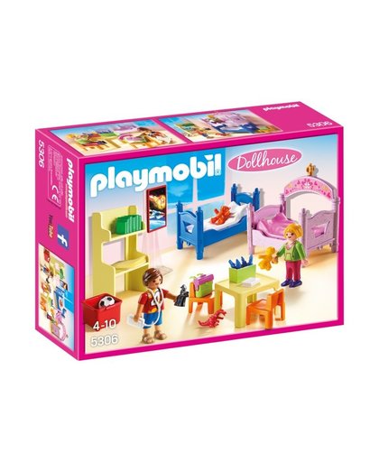 PLAYMOBIL Dollhouse: Kinderkamer met stapelbed (5306)