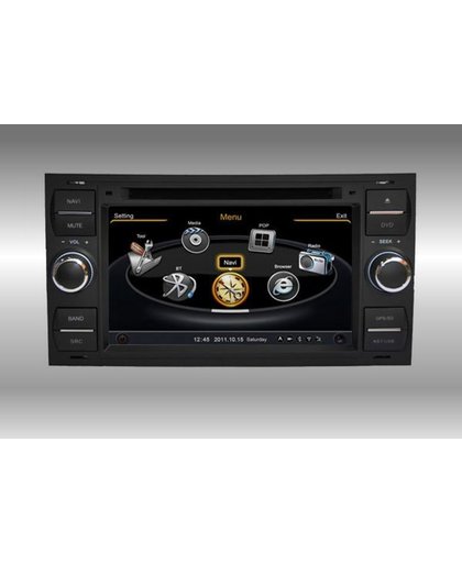 Audiovolt Autoradio 2-din navigatie Ford (zwart)