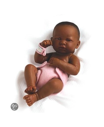 Berenguer Babypoppen La Newborn 36 cm Afrikaans Meisje