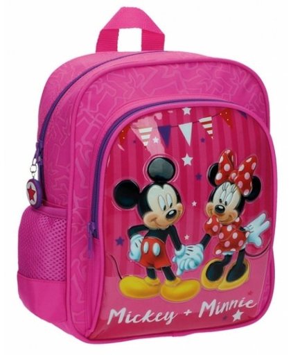 Disney Mickey en Minnie verstelbare rugzak 28 x 23 x 10 cm