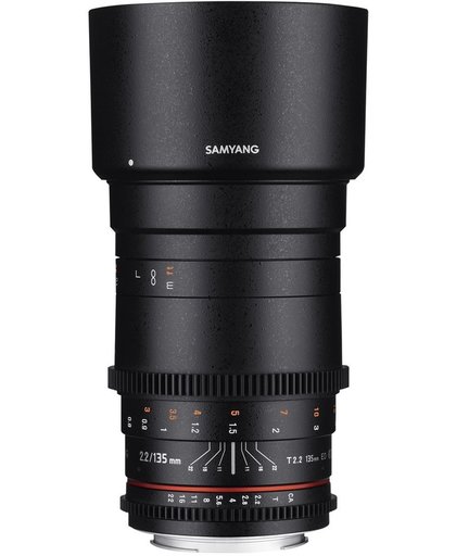 Samyang 135mm T2.2 vdslr Ed Umc - Prime lens - geschikt voor Sony Spiegelreflex