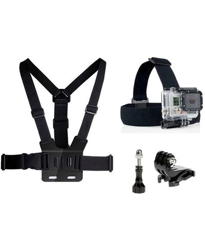 4 in 1 Accessories Kit voor GoPro Hero 4/3+/3/2/1 en Actioncam