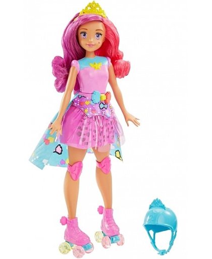 Barbie videogames tienerpop met ingebouwd spel 33 cm
