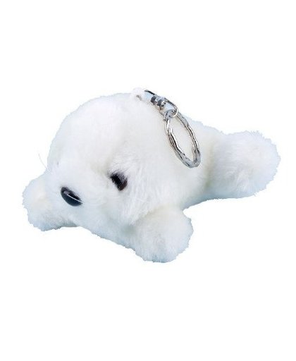 Amigo sleutelhanger zeehond wit 13 cm