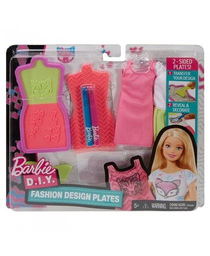 Barbie ontwerpstudio roze 9 delig