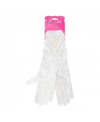 Johntoy Bride Secret handschoenen wit 9 x 36 cm