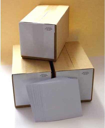500 Enveloppen - Vierkant - Wit - 16 x 16cm