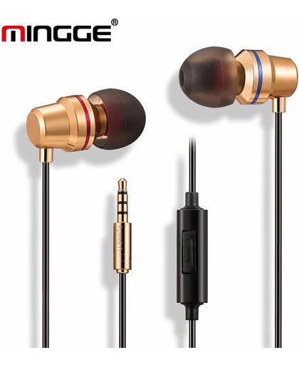 MINGGE M206 In-Ear Oortjes Special Edition Gold
