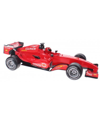 Johntoy raceauto Super Max rood licht en geluid 28 cm