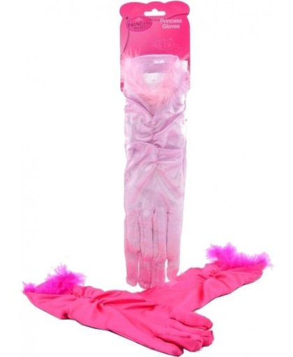 Johntoy handschoenen Princess Secret roze