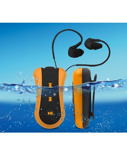 Difrnce MPW720 - Waterproof MP3 speler - 4GB - Oranje