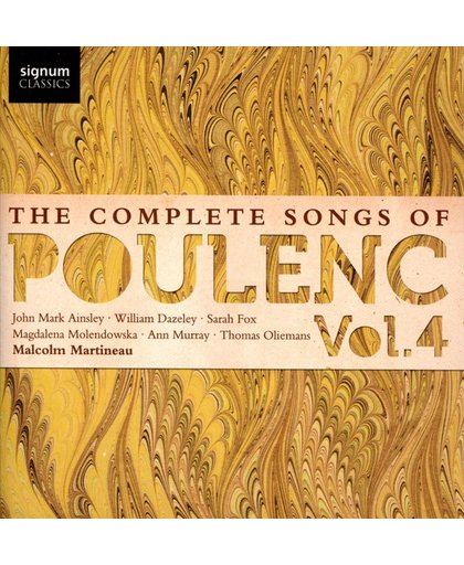 The Complete Songs Of Poulenc, Vol. 4