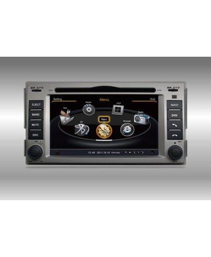Audiovolt Autoradio 2-din navigatie Hyundai Santa Fe 2008-2011