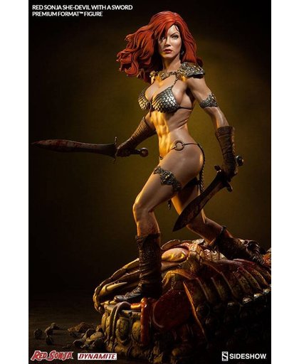Red Sonja She-Devil with a sword - Premium Format Statue