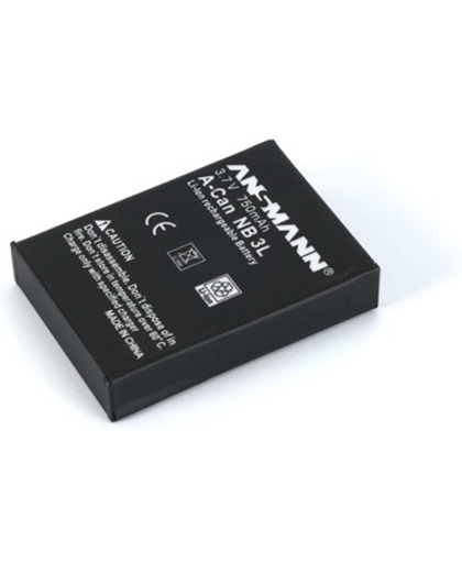 Ansmann Li-Ion battery packs A-CAN NB 3 LH - Voor Canon IXUS 1 / Digital IXUS 2 / Digital IXUS / IXUS i5 / Ixus 700 / Ixus 750