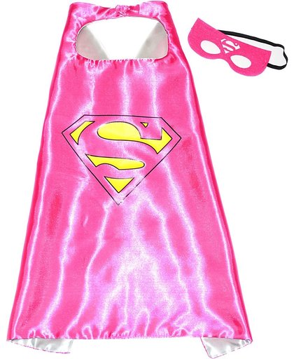 Superwoman - Superhelden Kostuum voor kinderen 3 tot 10 jaar - Superman / Superwoman