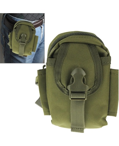 Multi-function High Density Strong Nylon Fabric Waist Bag / Camera Bag / mobiele telefoon Bag, Size: 9 x 14.5 x 6cm (Army Green)