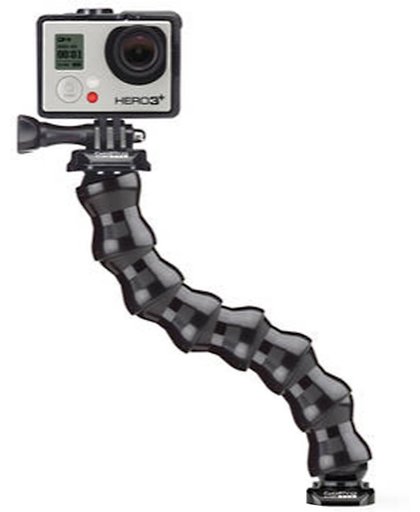 TMC 7 JOINT 360 graden draaibaar Verstelbare Hals voor GoPro Hero 4 / 3+ / 3 / 2 / 1 Flex Montageklem