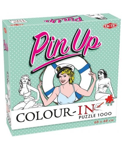 Tactic legpuzzel Colour In Puzzle Pin Up 1000 stukjes