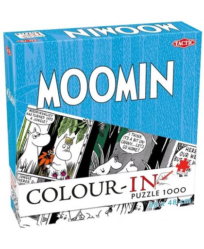 Tactic legpuzzel Colour In Puzzle Moomin wit 1000 stukjes