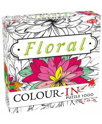 Tactic Colour In Puzzle Floral 1000 stukjes