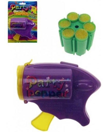 Party popper - confetti pistool - 12 patronen