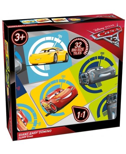 Tactic tafel/vloerspel Cars 3 Giant Easy Domino