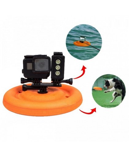 Frisbee met GoPro / Actiecamera mount