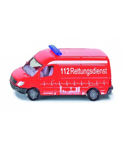 Siku Duitse ziekenwagen rood (0805)