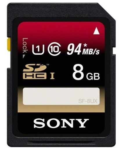 Sony SD EXPERT UHS-I 94MB/s 8GB flashgeheugen