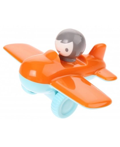 Kid O Vliegtuig mini 12 x 15 x 8 cm oranje