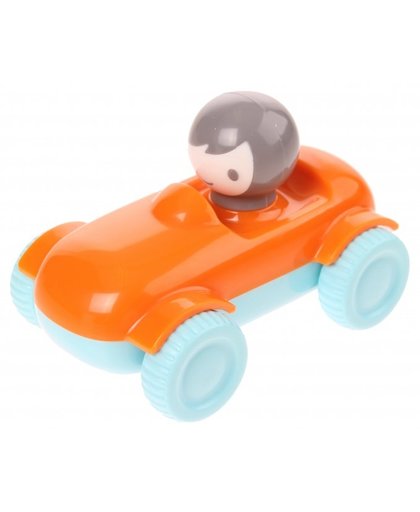 Kid O Racewagen mini 11 x 7 x 7 cm oranje