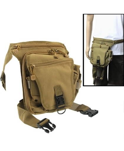 Outdoor Multi-function Motor Pockets / Leg Bag, Brown(bruin)
