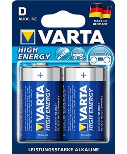 Varta High Energy D Alkaline 1.5V niet-oplaadbare batterij