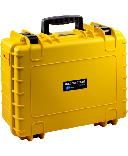 B&W International Type 5000 Outdoor Case incl. schuimstof - geel