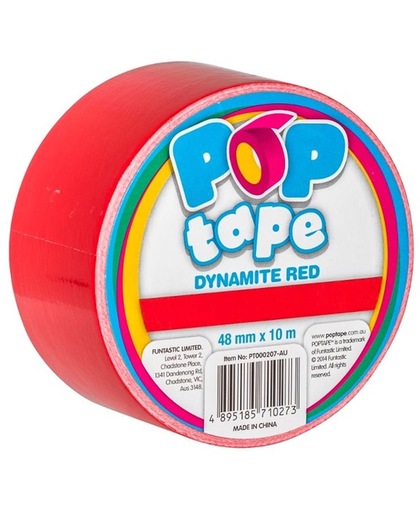 Pop Tape 48mm x 10m - Dynamite Red