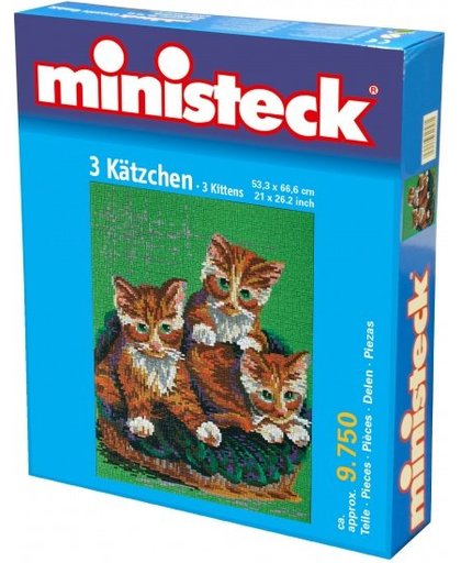 Ministeck drie katten 9700 delig