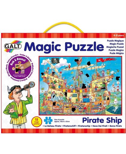 Galt - Magische puzzel - Piratenschip - 15st.