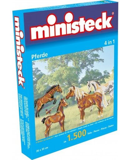 Ministeck paarden 4 in 1 1500 delig