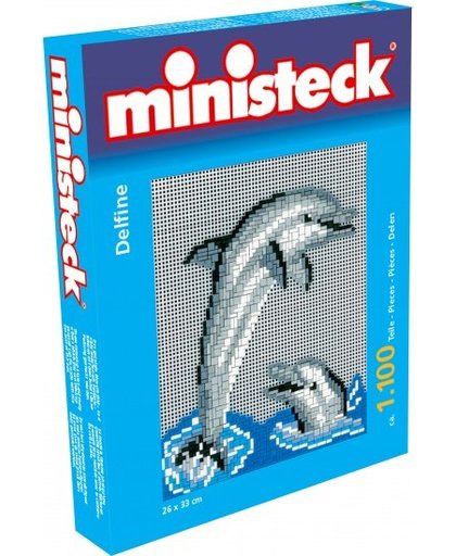 Ministeck dolfijnen 1100 delig