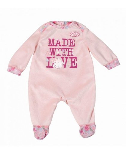 Zapf Creation Baby Annabell pyjama romper lichtroze 34 cm