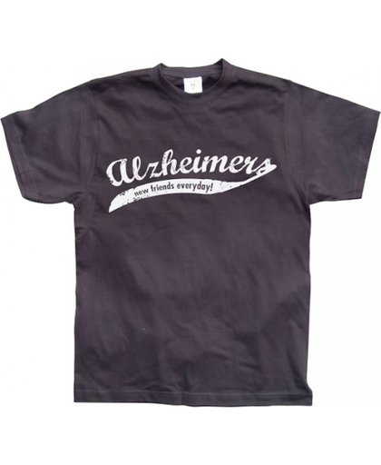 Fun t-shirt Alzheimer heren L
