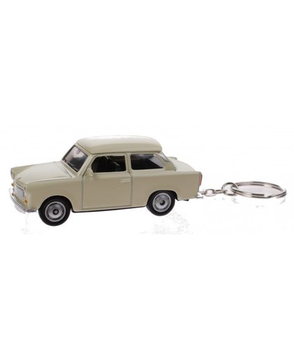 Toi Toys miniatuur Opel wit met sleutelhanger