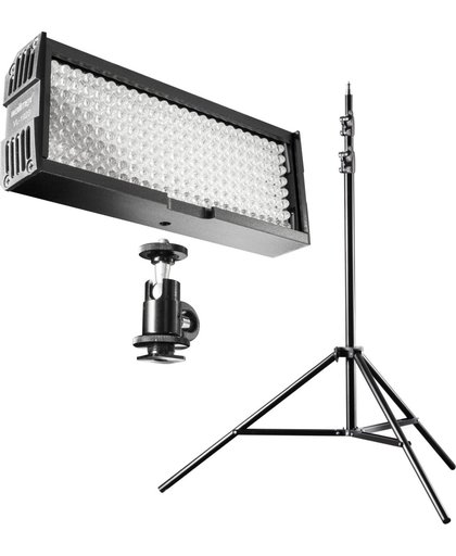 Walimex LED Video Light Zwart apparatuurset voor fotostudio