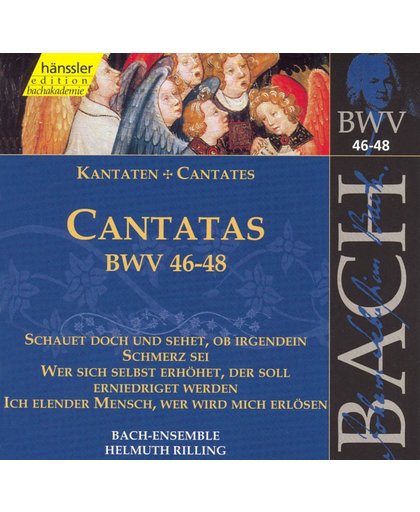 Bach: Cantatas BWV 46-48 / Helmut Rilling, Bach-Ensemble et al