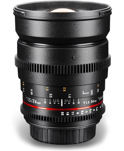 Samyang 24mm T1.5 VDSLR ED AS IF UMC - Prime lens - geschikt voor Nikon F