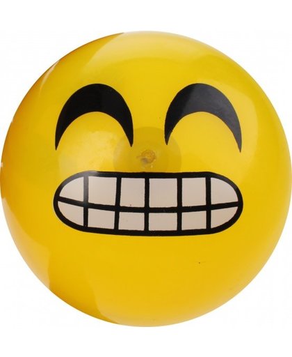 Toi Toys stuiterbal Smiley grijns 8 cm
