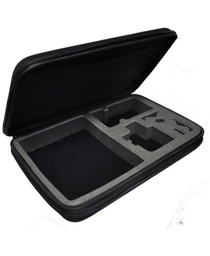 Large waterproof opbergtas - koffer - case - hoes - tas - houder voor GoPro Hero 3/4/5 | Zwart