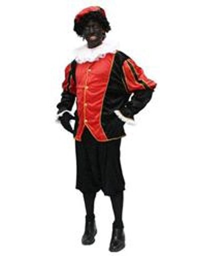 Kostuum Zwarte Piet Rood/Zwart
